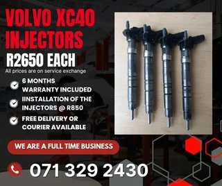 Volvo Xc40 Injectors For Sale With Warranty Included