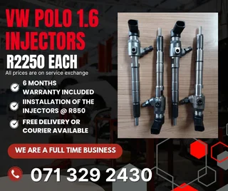 Vw Polo 1.6 Injectors For Sale With Warranty Included