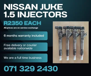 Nissan Juke 1.5 Injectors For Sale With Warranty