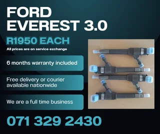 Ford Everest 3.0 Injectors For Sale With Warranty