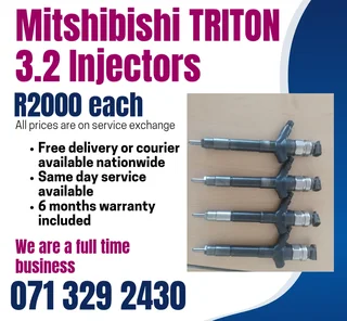 Mitshubishi Triton 3.2 Injectors For Sale With Warranty