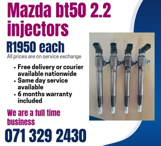 Mazda Bt50 2.2 Injectors For Sale With Warranty Included