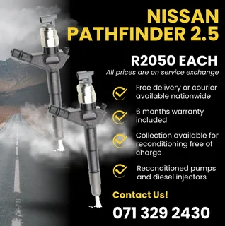 Nissan Pathfinder 2.5 Injectors For Sale With Warranty