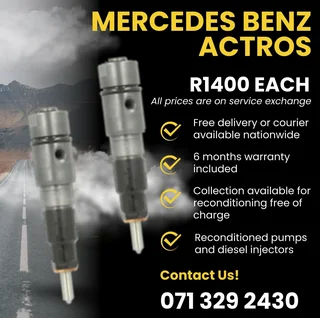 Mercedes Benz Actros Injectors For Sale With Warranty Included