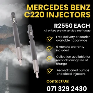 Mercedes Benz C220 Injectors For Sale With Warranty Included