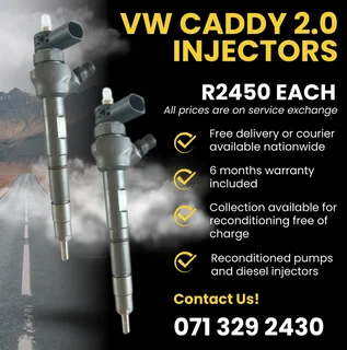 Vw Caddy 2.0 Injectors For Sale With Warranty