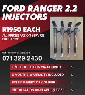 Ford Ranger 2.2 Injectors For Sale With Warranty