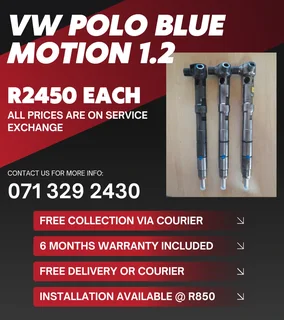 Vw Polo Blue Motion 1.2 Injectors For Sale With Warranty