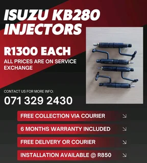 Isuzu Kb280 Injectors For Sale With Warranty Included