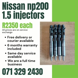 Nissan Np200 1.5 Injectors For Sale With Warranty