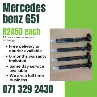 Mercedes Benz Sprinter 651 Injectors For Sale With Warranty Included