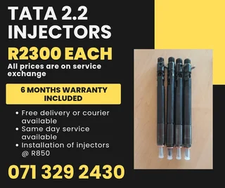 Tata 2.2 Injectors For Sale With Warranty