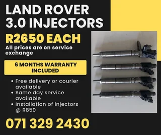 Land Rover 3.0 Injectors For Sale With Warranty