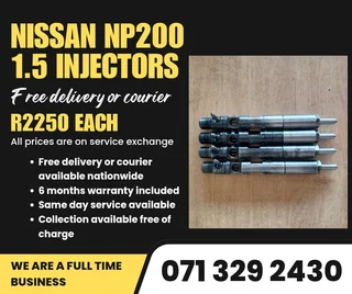 Nissan Np200 1.5 Injectors For Sale With Warranty Included
