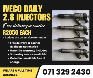 Iveco Daily 2.8 Injectors For Sale With Warranty Included