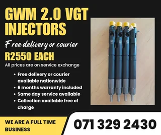 Gwm 2.0 Vgt Injectors For Sale With Warranty Included
