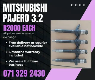 Mitshubishi Pajero 3.2 Injectors For Sale With Warranty