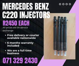 Mercedes Benz C220 Injectors For Sale With Warranty Included