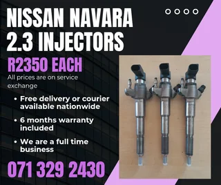 Nissan Navara 2.3 Injectors For Sale With With Included