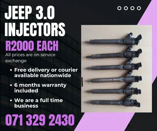 Jeep 3.0 Injectors For Sale With Warranty Included