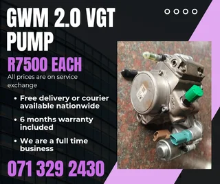 Gwm 2.0 Vgt Pump For Sale With Warranty Included