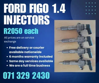 Ford Figo 1.4 Injectors For Sale With Warranty
