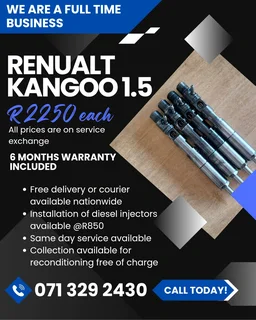 Renualt Kangoo 1.5 Injectors For Sale With Warranty