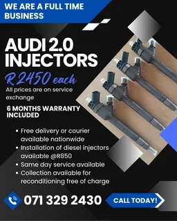 Audi 2.0 Injectors For Sale With Warranty