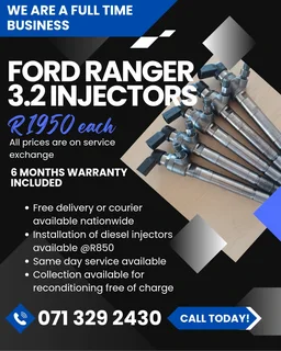 Ford Ranger 3.2 Injectors For Sale With Warranty