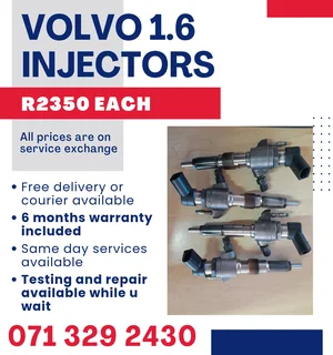Volvo 1.6 Injectors For Sale With Warranty