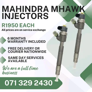 Mahindra Mhawk Injectors For Sale With Warranty Included
