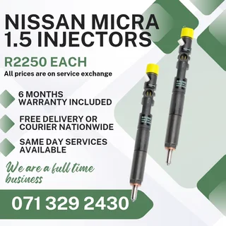 Nissan Micra 1.5 Injectors For Sale With Warranty