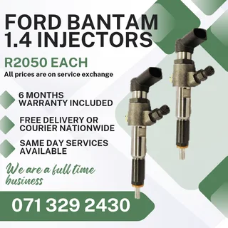 Ford Bantam 1.4 Injectors For Sale With Warranty