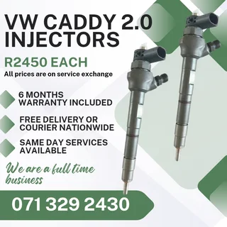 Vw Caddy 2.0 Injectors For Sale With Warranty