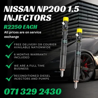 Nissan Np200 1.5 Injectors For Sale With Warranty