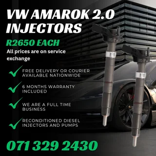 Vw Amarok 2.0 Injectors For Sale With Warranty