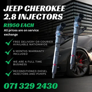 Jeep Grand Cherokee 2.8 Injectors For Sale With Warranty