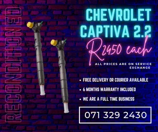 Chevrolet Captiva 2.2 Injectors For Sale With Warranty Included