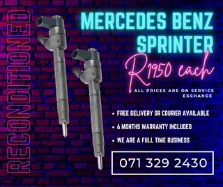 Mercedes Benz Sprinter Injectors For Sale With Warranty Included