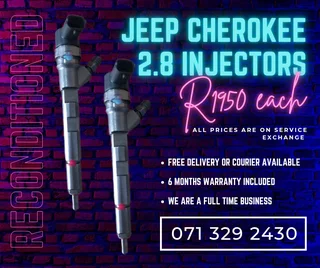 Jeep Grand Cherokee 2.8 Injectors For Sale With Warranty Included