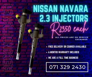 Nissan Navara 2.3 Injectors For Sale With Warranty