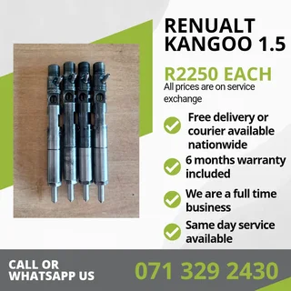 Renualt Kangoo 1.5 Injectors For Sale With Warranty