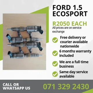 Ford Ecosport 1.5 Injectors For Sale With Warranty