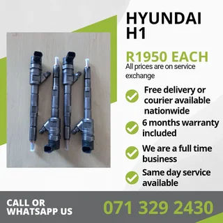 Hyundai H1 Injectors For Sale With Warranty