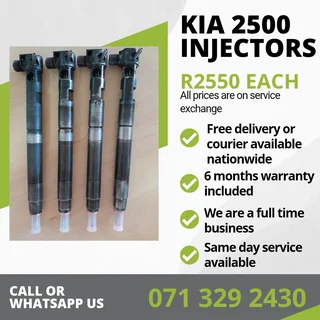 Kia 2500 Injectors For Sale With Warranty Included