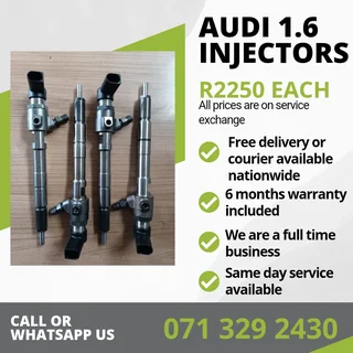 Audi 1.6 Injectors For Sale With Warranty
