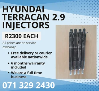 Hyundai Terracan 2.9 Injectors For Sale With Warranty
