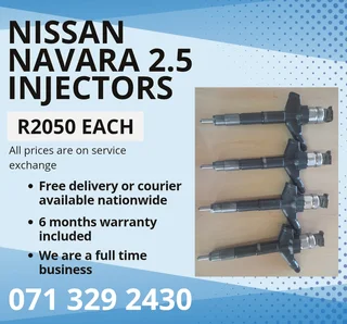 Nissan Navara 2.5 Injectors For Sale With Warranty