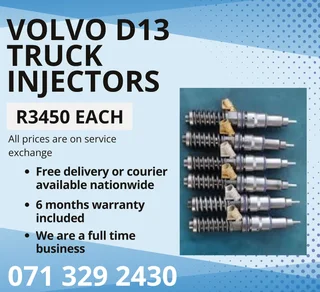 Volvo D13 Truck Injectors For Sale With Warranty Included