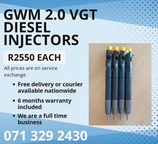 Gwm 2.0 Vgt Injectors For Sale With Warranty